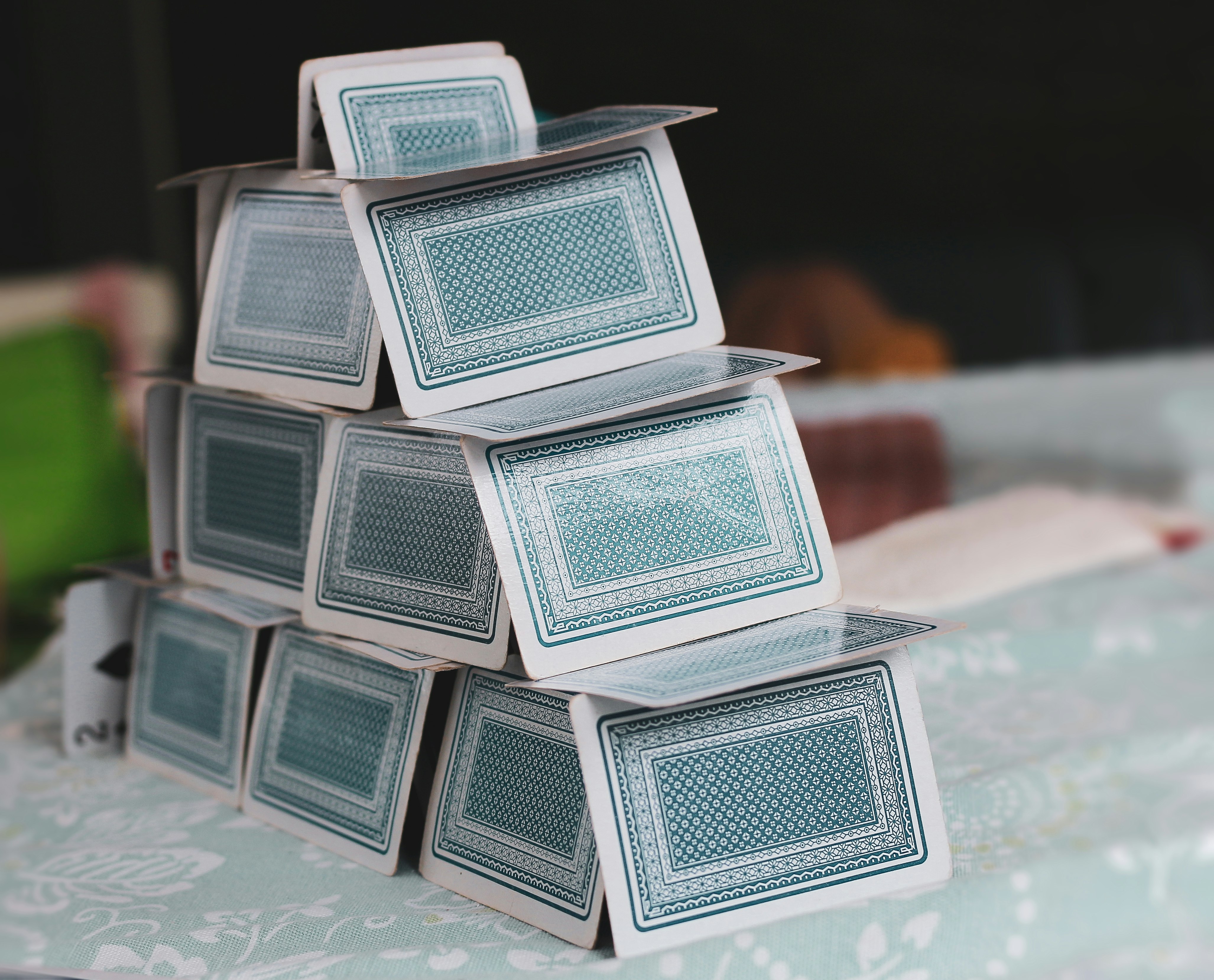 white and black books on white table